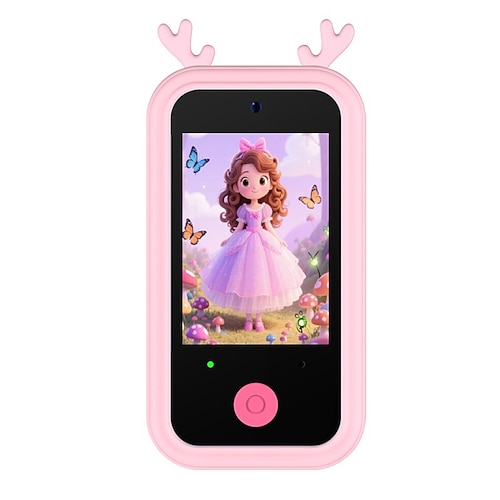 Touch-Version, Kameras im Telefonstil mit 600-mAh-Akku, elektronisches Spielzeug zum Lernen und Spielen, Kameras, geeignet für Weihnachten und andere Weihnachtsgeschenke