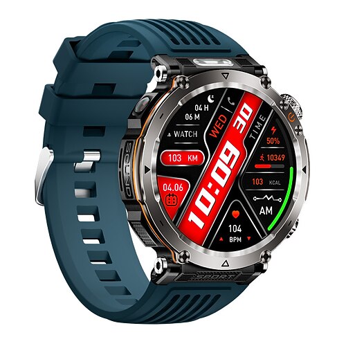HT30 Smartwatch 1.7 Zoll Smartwatch Fitnessuhr Bluetooth Stoppuhr Schrittzähler Anruferinnerung Schlaf-Tracker Herzschlagmonitor Kompatibel mit IP 65 Touchscreen Herzschlagmonitor Freisprechanrufe Image