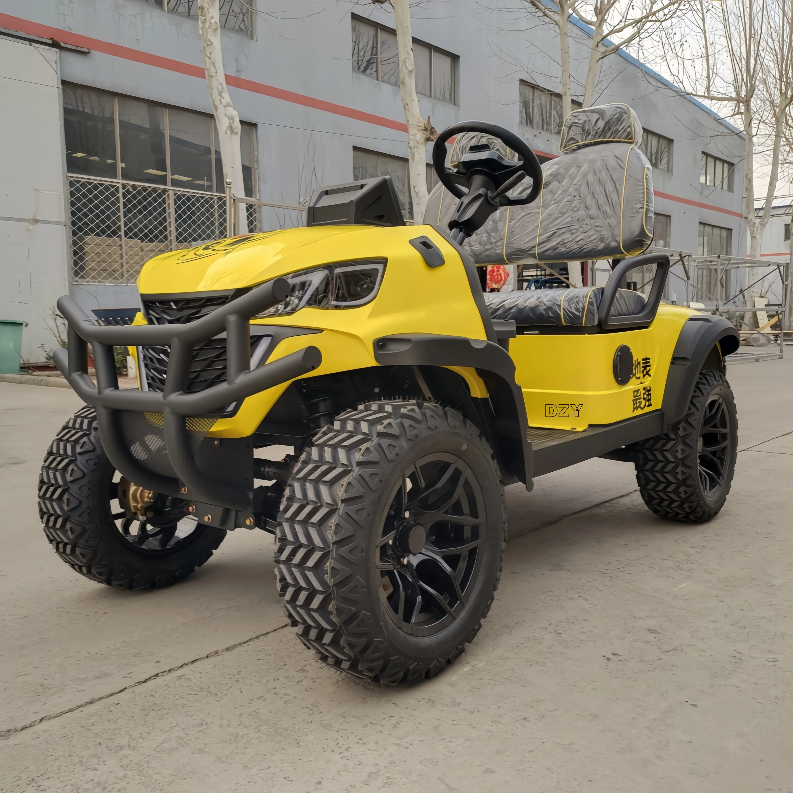 Elektrischer Off-Road-Golfwagen, Sitze mit einer Kapazität von 2/4/6/8 Personen, Lithium-Batterie, Auto-Buggy, elektrischer Sightseeing-Auto-Golf-Buggy Image