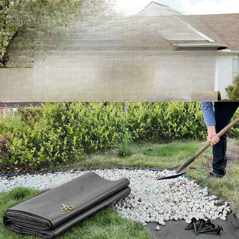 1 Stück, Garten- und Ziviltechnik-Tuch, wasserdurchlässiger Hof, grassicheres Tuch, Stein, Blumenpool, Bodentrennwand, Image