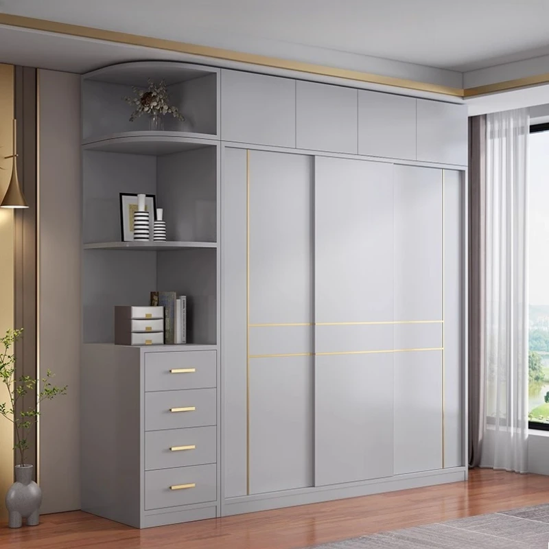 Wohnung Kind Kleiderschrank Luxus Lagerung Layered Weiß Wohnzimmer Kleiderschrank Schrank System Armario Armable De Ropa Möbel Schlafzimmer