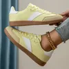 Größe 36–42 Deutscher Trainer, trendige lässige Damenschuhe, Turnschuhe, vielseitige Turnschuhe, rutschfeste Lasure-Street-Fashion mit weichen Sohlen