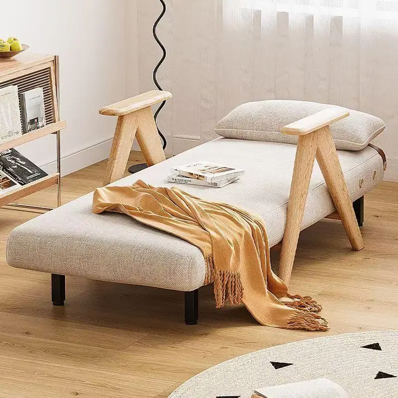 Sofa Multifunktionales Lazy Sofa Recumbable Decumbable Klappschlafsofa Kleines Klappbett mit doppeltem Verwendungszweck Image