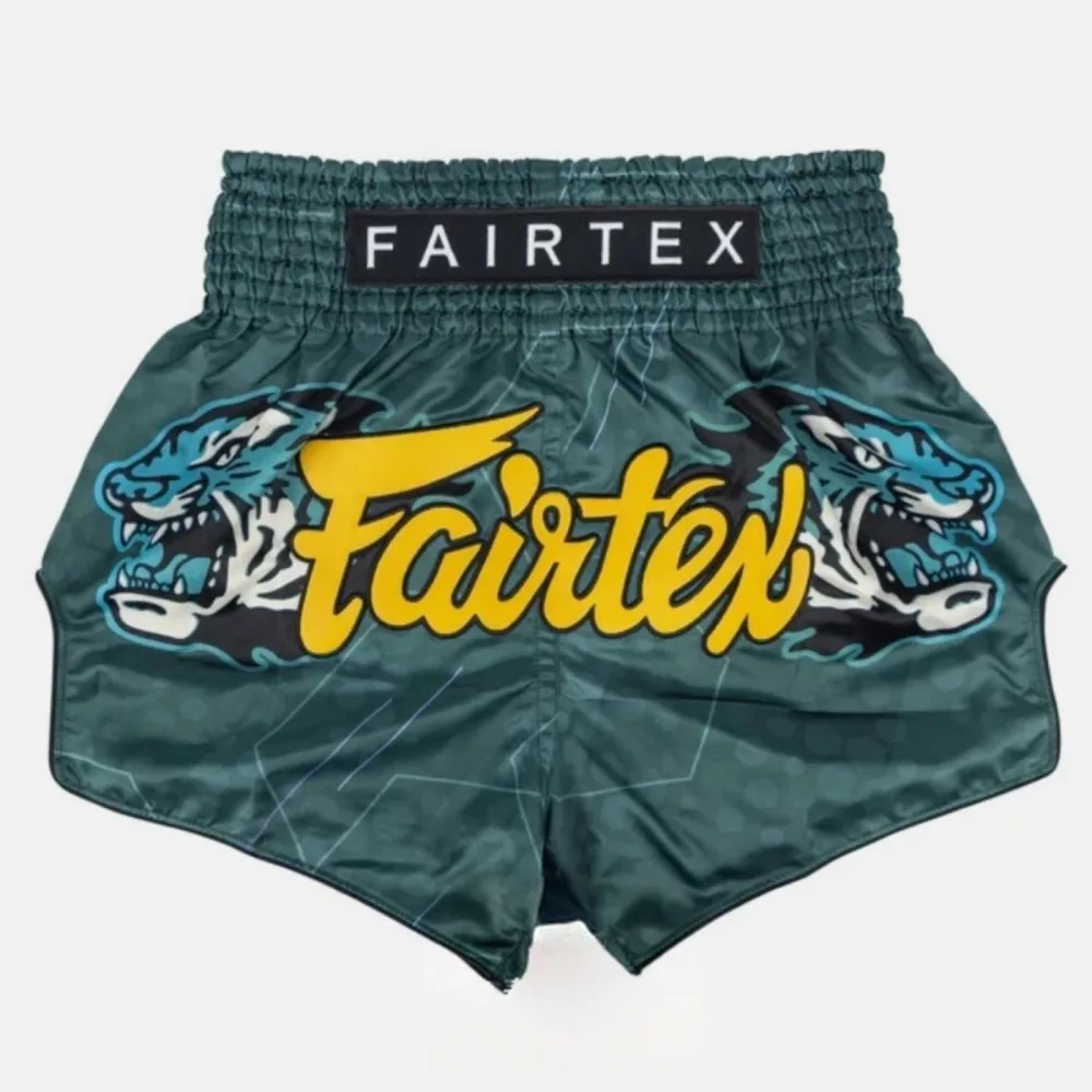 Muay Thai Shorts Jungle Hunter Boxtraining Hochwertige Boxen Taekwondo Shorts MMA Grappling Trainingsausrüstung SatinShorts Image