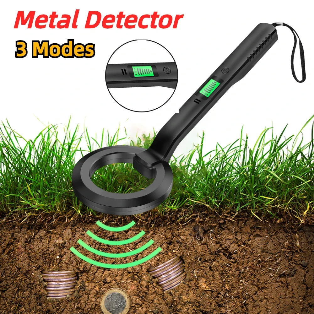 Metall Detektor Handheld Metall Alarm Hohe Empfindlichkeit Metall Scanner Sicherheit Checker Pinpointer Suche Spule Metall Erkennen Werkzeuge Image