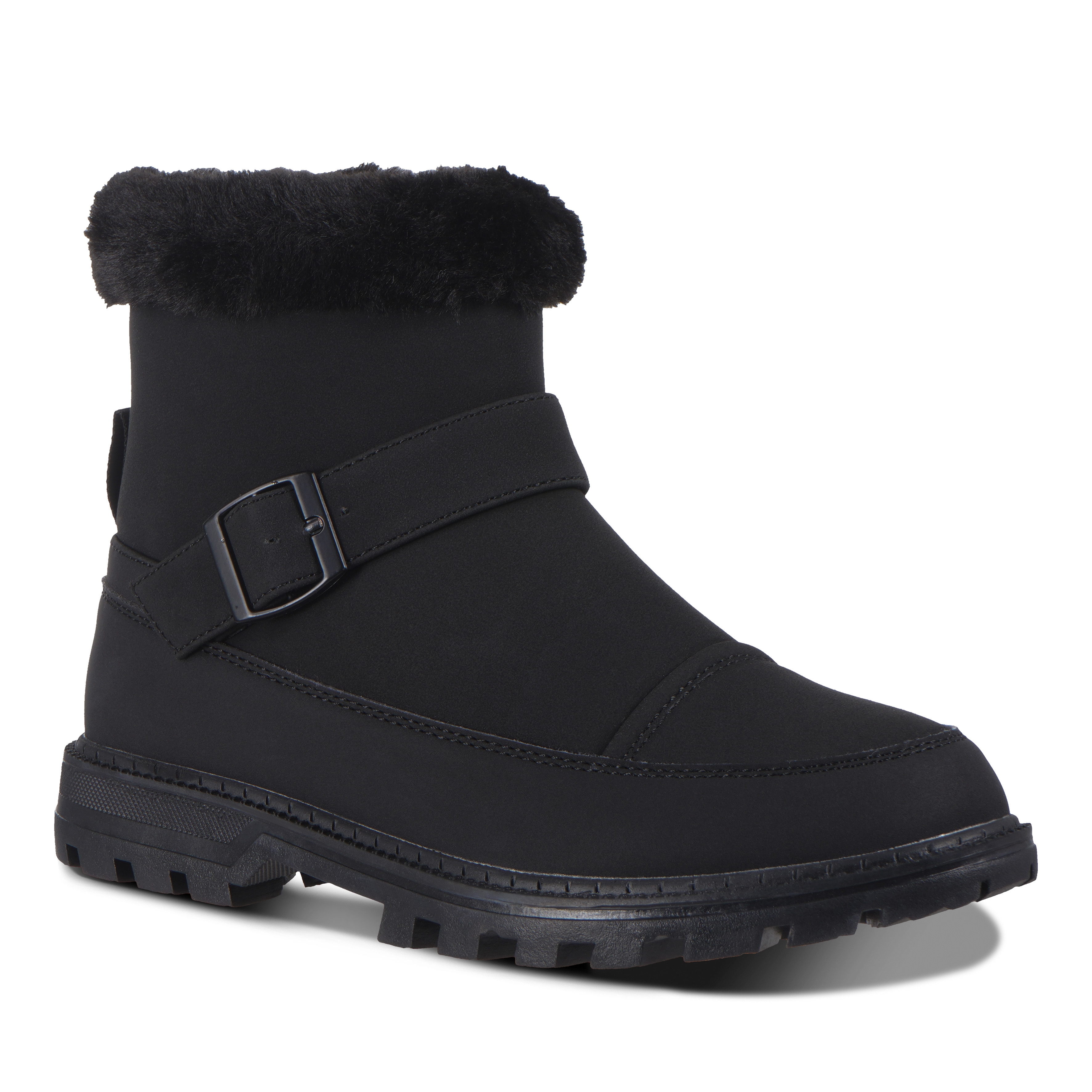 Winterboots LUHTA "MALLIKAS MS", Damen, Gr. 37, schwarz, Synthetik, Textil, Schuhe Winterboots, Winterschuhe, gefüttert, Reißverschluss