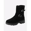 Stiefelette SHEEGO, Damen, Gr. 39, schwarz, Veloursleder, Schuhe