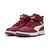 Winterboots PUMA "REBOUND V6 MID WTR AC+ PS", Kinder, Gr. 29, team regal rot, warm weiß, puma weiß, Synthetik, mehrfarbig, sportlich, Schuhe, Winterschuhe, Sneakerboots, gefüttert