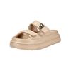 Pantolette STEVE MADDEN "STEVE MADDEN Pantoletten Lederimitat", Damen, Gr. 39, beige (natur), Lederimitat, casual, Schuhe