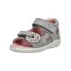 Riemchensandale PEPINO "Pepino Sandalen Leder", Kinder, Gr. 22, bunt (grau, rosa), Leder, casual, Schuhe