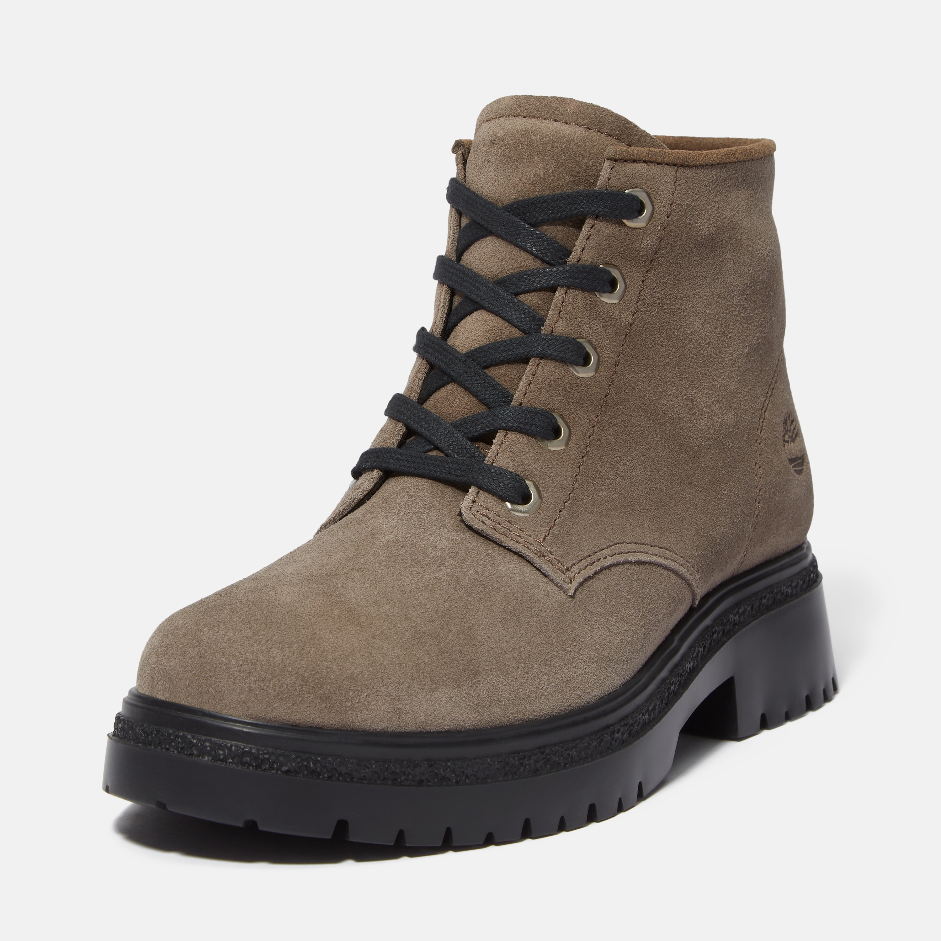 Schnürboots TIMBERLAND "CAMBRIA VALLEYMID LACE UP BOOT", Gr. 38,5, medium grau suede, Leder, Sportlich, Schuhe, Winterstiefel, Schnürstiefel, Winterschuhe