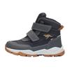 Winterboots KANGAROOS "K-FR BOREALIS V RTX", Damen, Gr. 39, raven, rubber, Synthetik, Textil, sportlich, Schuhe, Snowboots, Winterboots, Winterschuhe, wasserdicht, wärmend