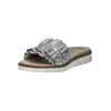 Pantolette ARA "Ara Sandalen Leder", Damen, Gr. 40, silber, Leder, casual, Schuhe