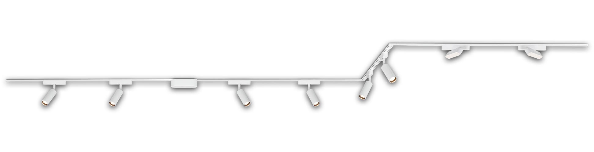 BRILONER LEUCHTEN LED Deckenleuchte "LUXTRAIL 8038086", weiß matt, Leuchten Image