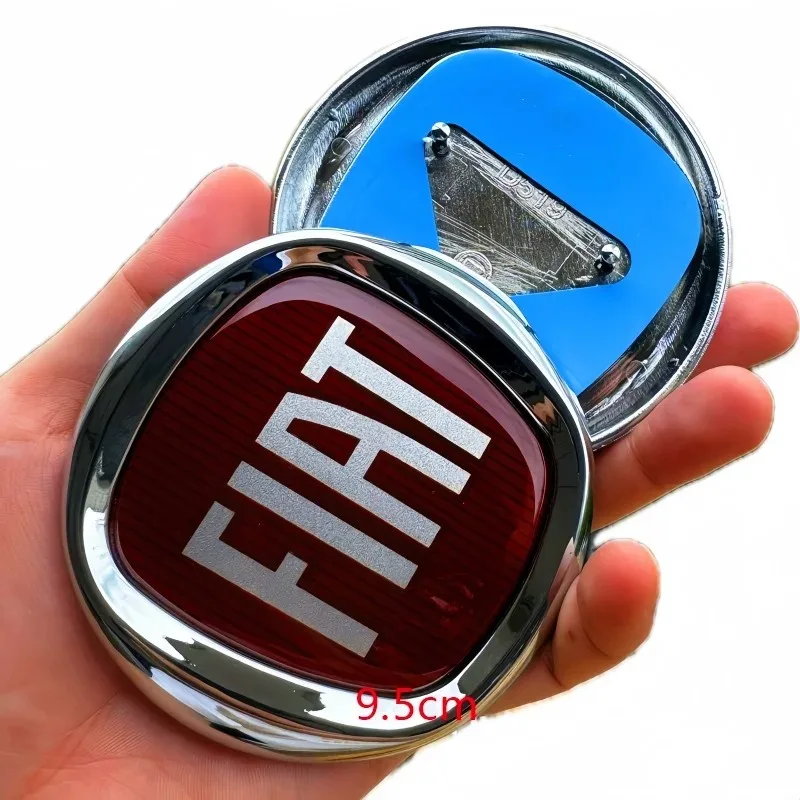 Badges avant et arrière Fiat 95mm/120mm, 1 pièce, emblèmes à 2/3 broches pour Fiat 500 Panda Punto Grande Punto Doblo Ducato Bravo Tipo 595 600