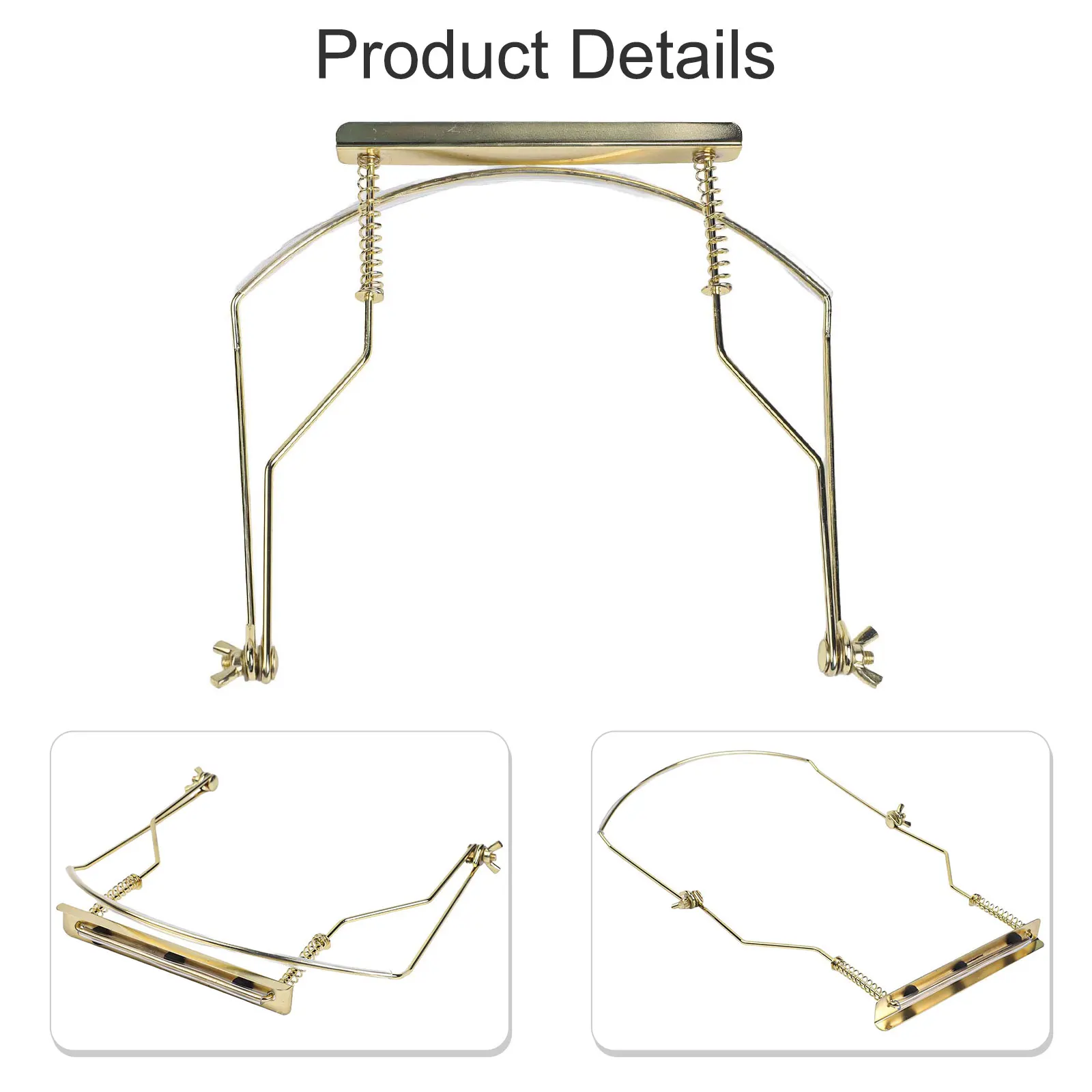 1pc Harp Bracket Suitable 10 Holes Harmonica Neck Rack Mount Holder Adjustable Musical Instrument Accessories 200X190X14mm