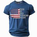 Per uomo 250° anniversario degli Stati Uniti Maglietta Manica Corta maglietta Stampa 3D Girocollo Camicia Quotidiano Militare Streetwear Quotidiano Nero Rosso Blu Estate Primavera Abbigliamento S M L