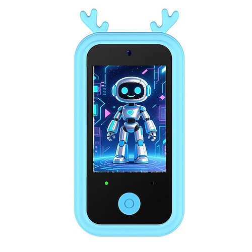 Telecamere in stile telefono touch con batteria da 600 mAh, giocattoli elettronici per l'apprendimento e le fotocamere da gioco adatte per regali di Natale e altre festività