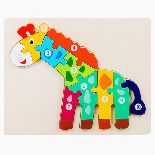 Puzzle in legno per bambini piccoli, giocattoli per bambini di 1, 2, 3 anni, bambine, giocattoli Montessori, blocchi educativi, regalo per bambini, giocattolo per l'apprendimento dei bambini di età compresa tra 1 e 3 anni, 2 e 4 anni