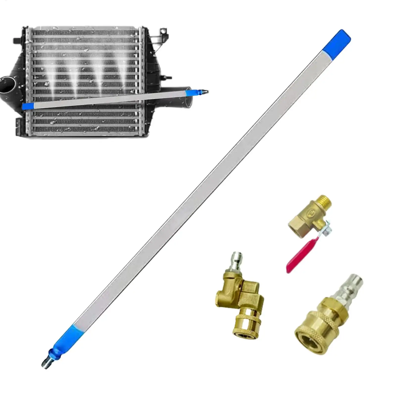 Tragbarer Heizkörper-Reinigungsstab, 4500 PSI, Heizkörper-Spül- und Reinigungswerkzeug, Druckheizkörper-Reinigungsstab, Haushaltszubehör Image