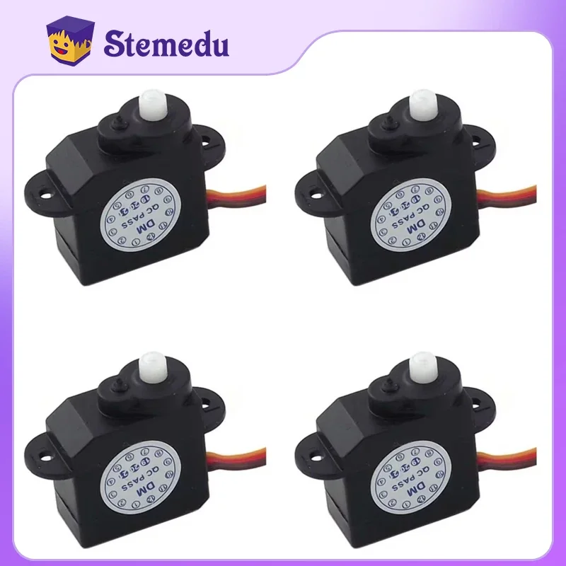 4/2/1 PCS Neue 2,1g Mini Micro Servo 180 Grad Rotation DM-S0020 2g Kunststoff Mini servomotor 4,8 V-6 V für RC Hobby Teile DIY Spielzeug