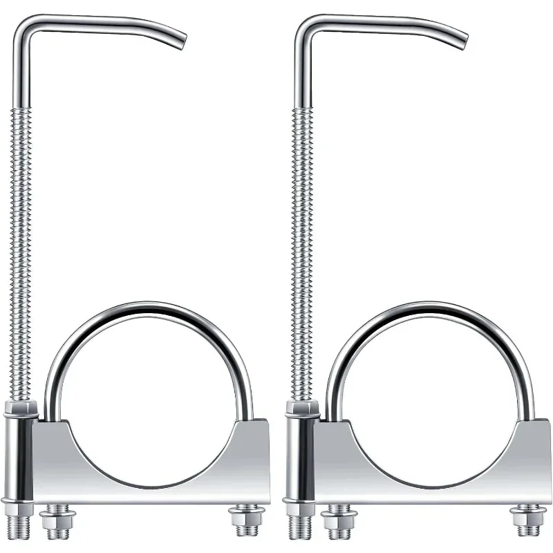 Kfz-Auspuff-Klemmhaken, 2,5 Zoll/3 Zoll Auspuffklemme mit Aufhänger, Auspuffklemme mit Aufhänger, hinterer Schalldämpfer-Aufhänger Image