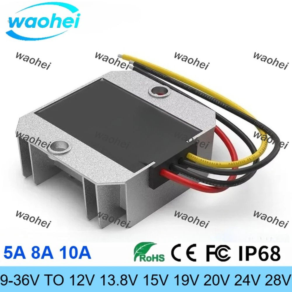 Stabilizzatore di tensione buck-boost da 9-36 V a 12 V 13,8 V 15 V 19 V 20 V 24 V 28 V CC a CC Convertitore di potenza da 9-36 V a 12 V Regolatore di batteria 12 V