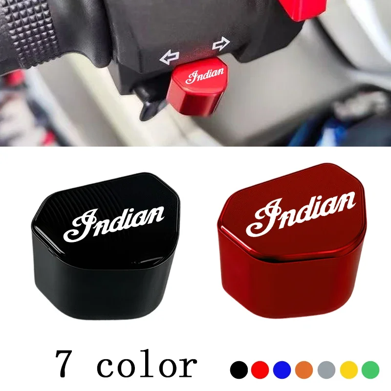 CNC Aluminium Motorrad Taste Blinker Schalter Schlüssel Kappe Für Indian FTR 1200 S FTR1200 Carbon/Rally Chief VINTAGE Scout