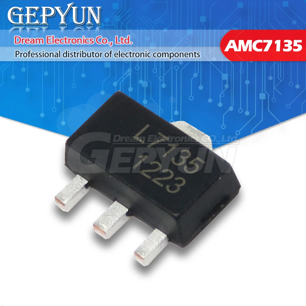 10 Stück AMC7135PKFT SOT89 AMC7135 MEL7135 SOT neu und original Image