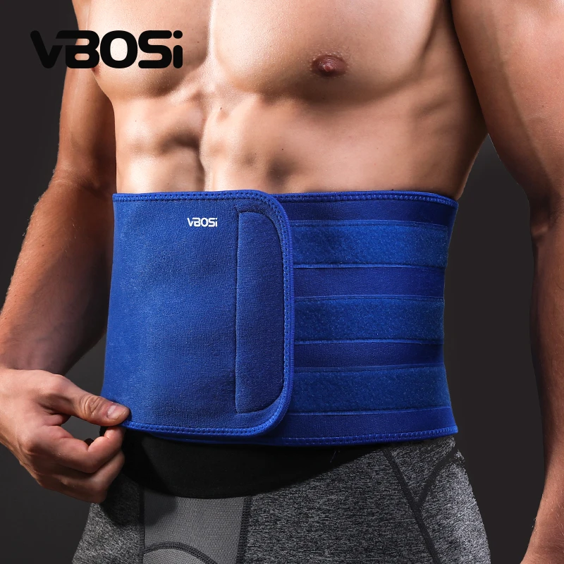 VBOSI Verstellbares Taillenstützband mit PVC-Halterungen für Männer und Frauen – Rückenstütze für Sport, Training und den täglichen Gebrauch Image