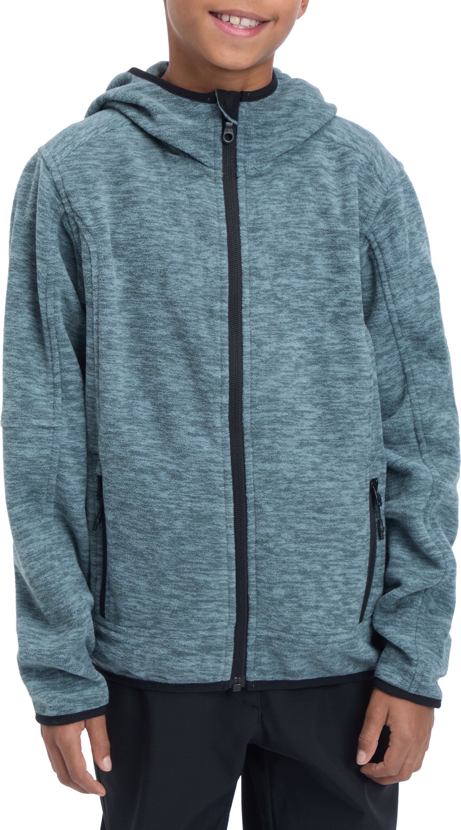 Fleecejacke MCKINLEY "Fleece-Jacke Choco FZ HD FL B", Kinder, Gr. 176, melange, anth, Obermaterial: 100% Polyester, Jacken Image