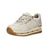 Sneaker MUSTANG SHOES "Mustang Shoes Sneaker Lederimitat", Damen, Gr. 41, weiß (ivory), Lederimitat, casual, Schuhe