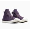 Sneaker CONVERSE "CHUCK TAYLOR ALL STAR", Gr. 41, raisin, egret, schwarz, Leder, sportlich, Schuhe