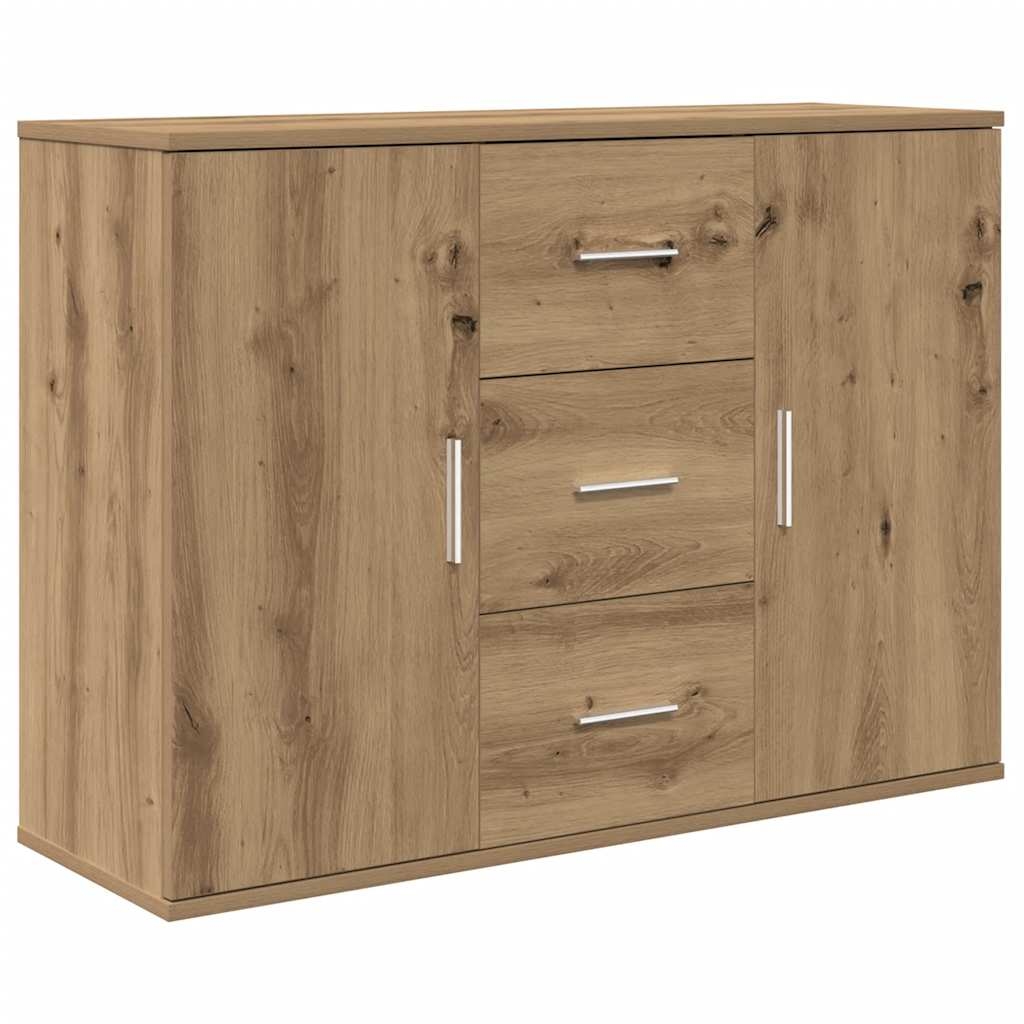 vidaXL Sideboard Artisan-Eiche 90x29,5x65 cm Holzwerkstoff Image