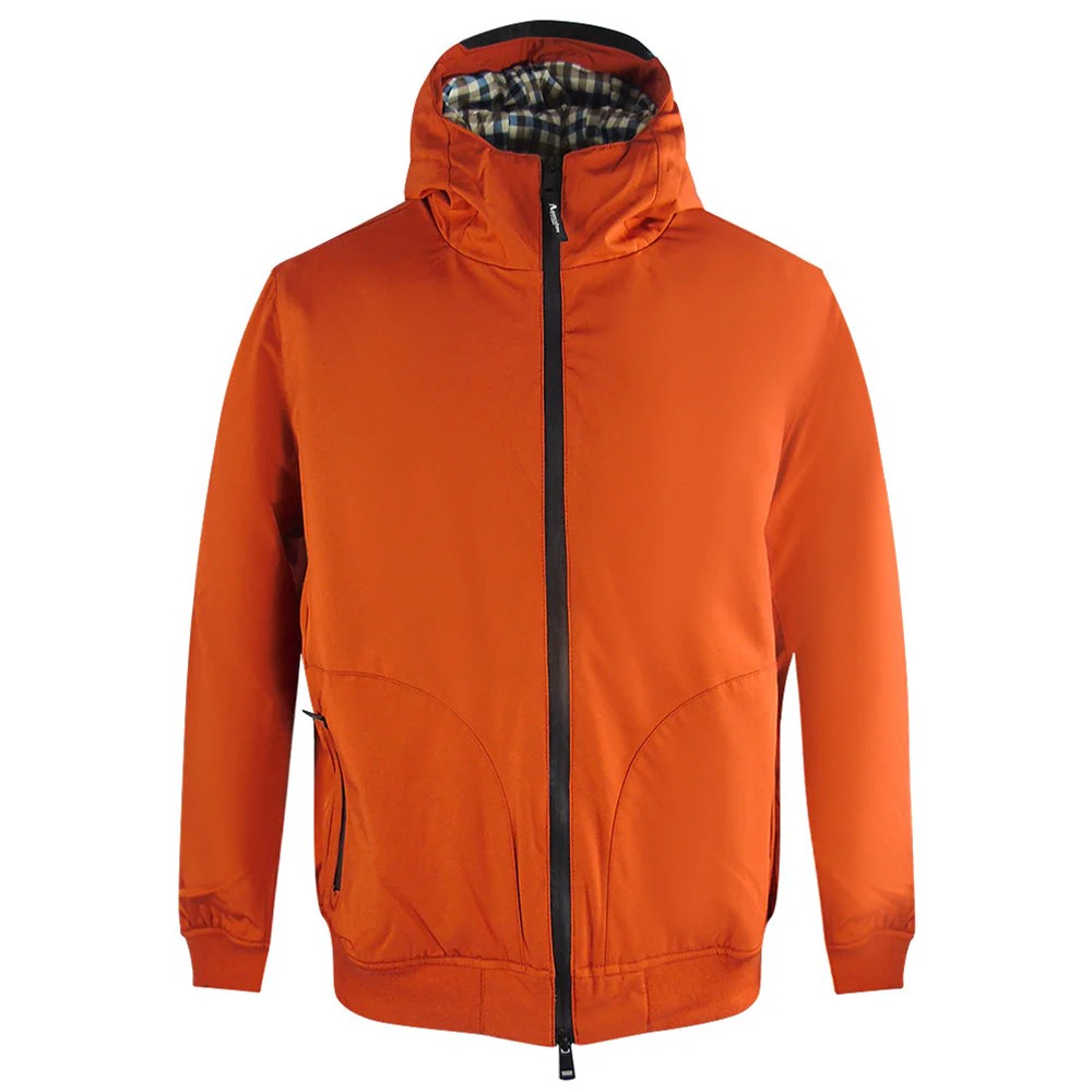 Aquascutum - "Active" Jacke für Herren, mit Kapuze (Orange)