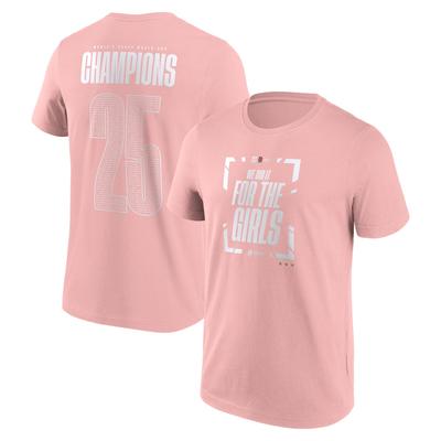 Red Roses Rugby-Weltmeister-T-Shirt für Damen (Pink) Image