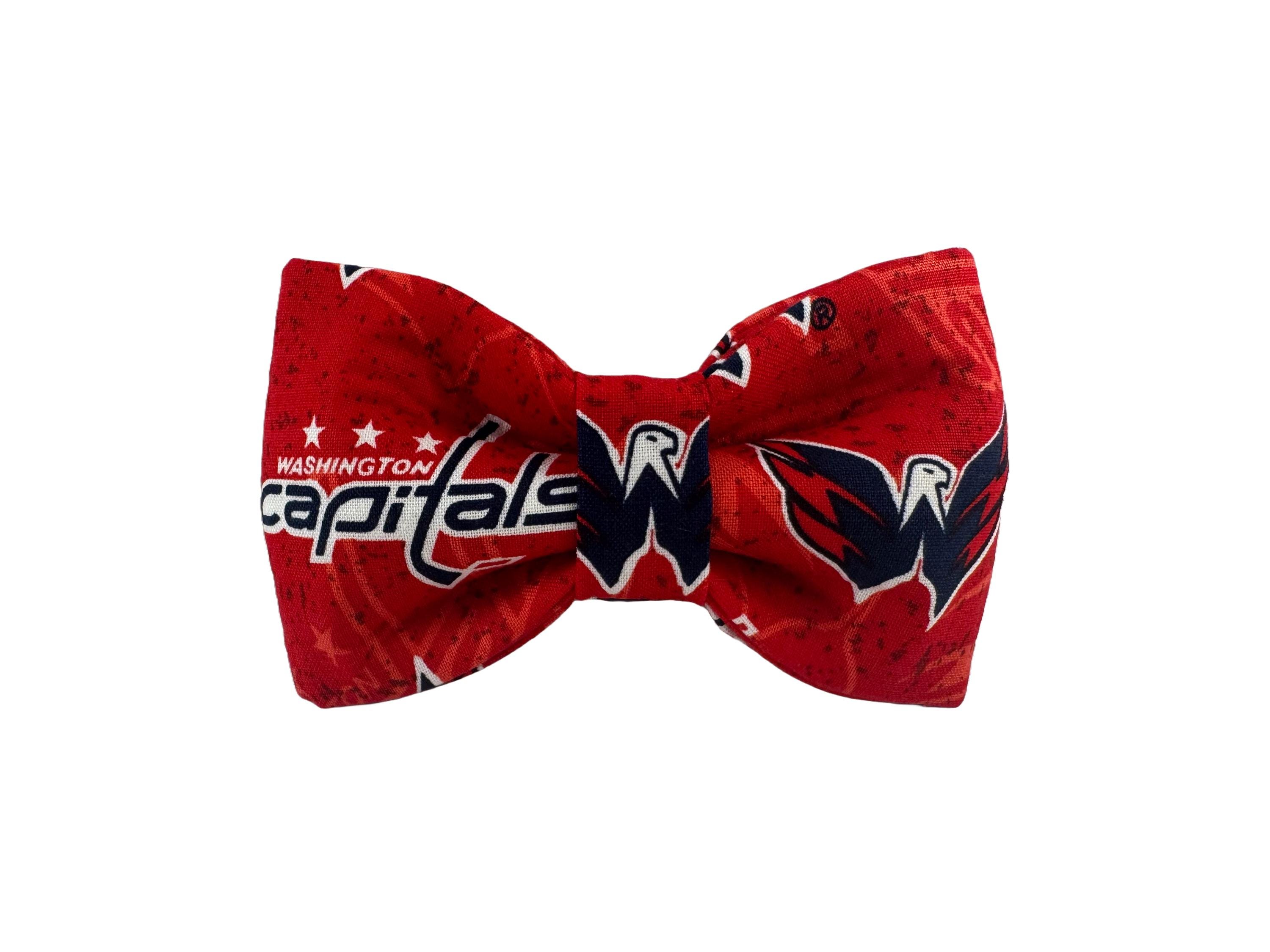 Papillon NHL Washington Capitals, papillon da bambino, colletto migliorato, papillon da colletto, papillon, papillon rosso, papillon da uomo, papillon