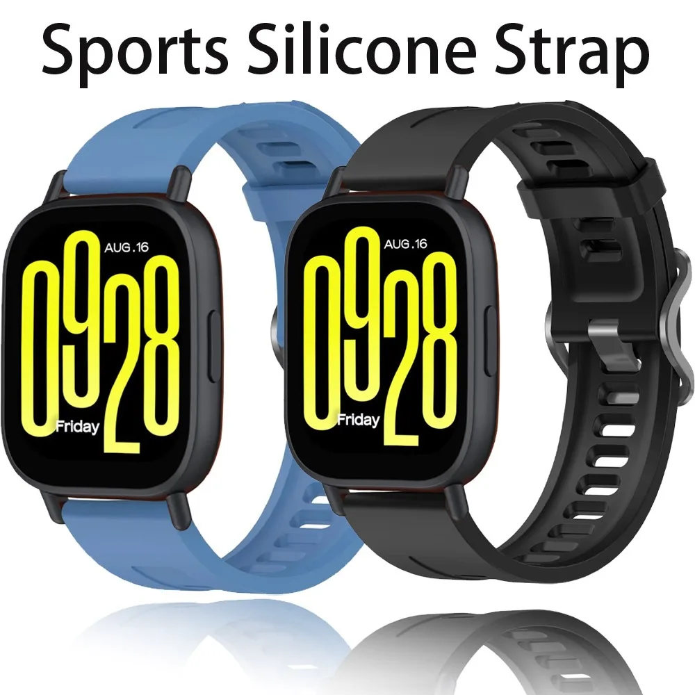 22mm Sports Silicone Strap for Redmi Watch 5 Active Comfortable Breathable Wristband for Redmi Watch 5 Lite Accessories Bracelet Image