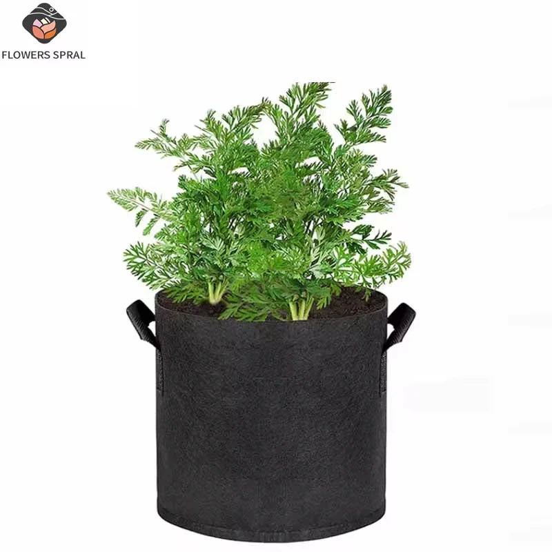 1/2/3/5 Gallonen Wachsen Taschen Stoff Filz Pflanzer Blume Pflanztöpfe Garten Gemüse Tomaten Kartoffel Blumentopf Container Beutel ﻿ Image