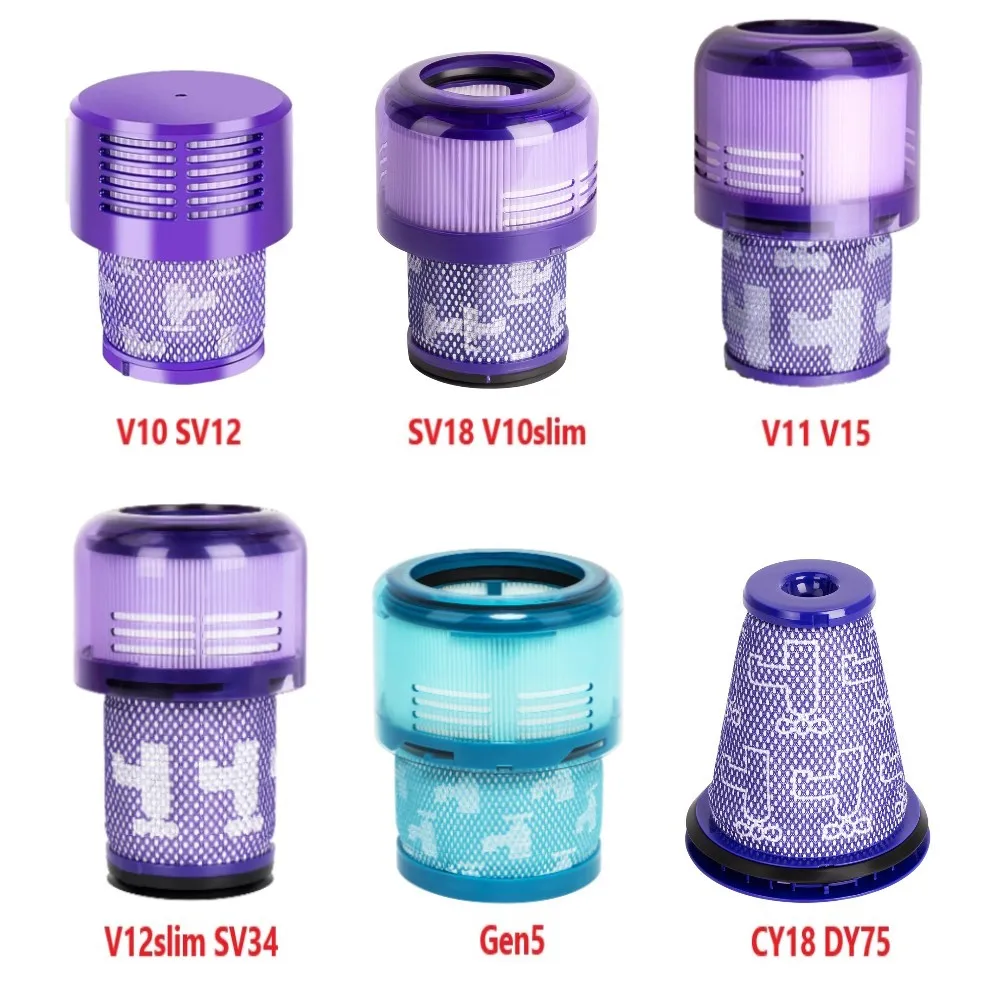 HEPA-Filter für Dyson V10 SV12, SV18 V10 Slim, V11 V15, V12 Slim SV34, Gen5, CY18 CY22 DY75 Staubsauger, ersetzt Zubehör Image