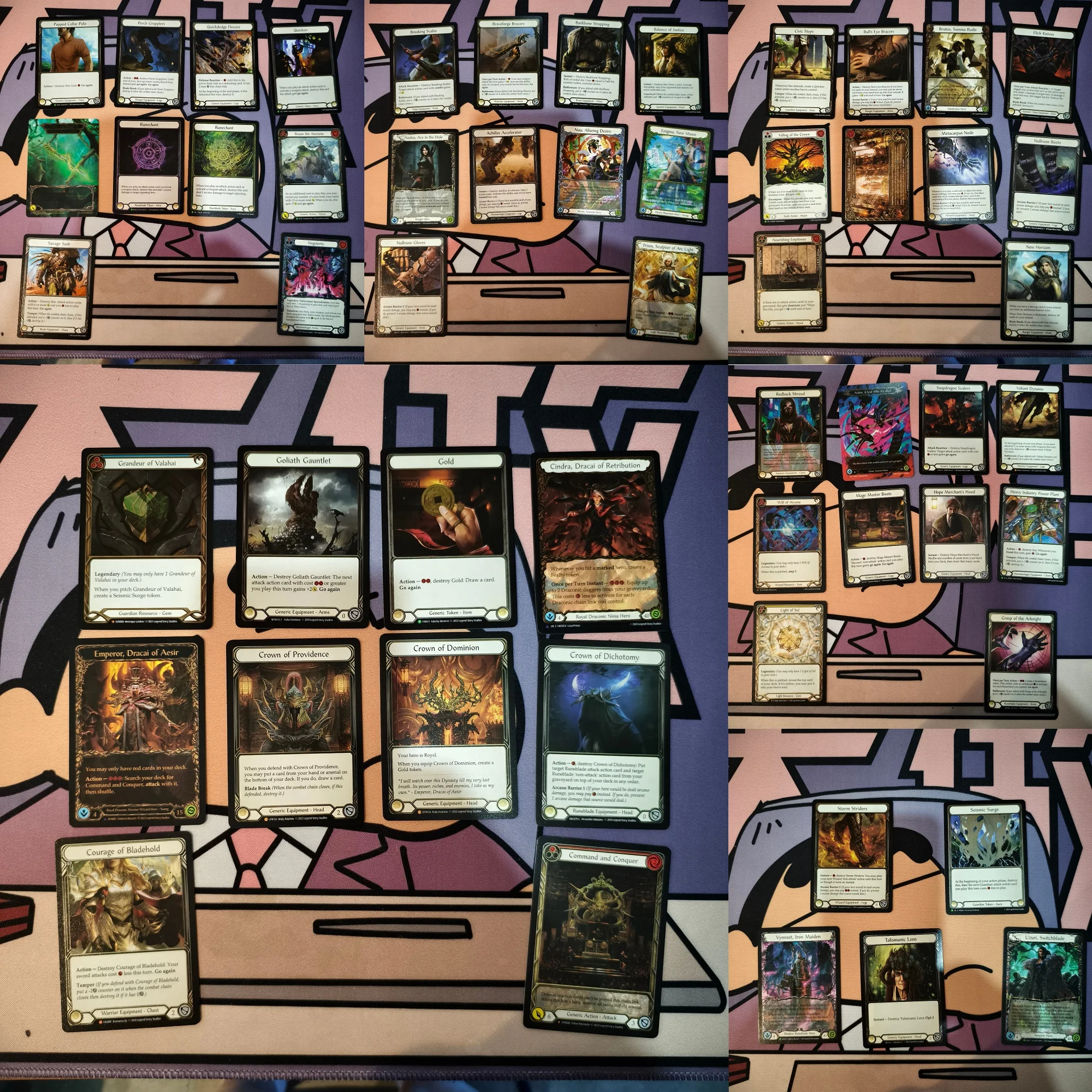 Miniso Blood and Flesh TCG-Kartenset mit transparenter Kartenhülle als Geschenk Image