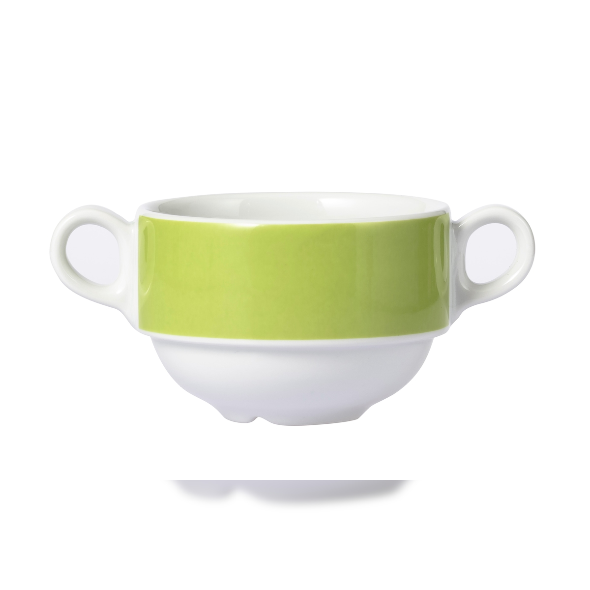6 x MERIDIAN Suppen-Obertasse, 0,32 ltr., grün, aus Porzellan, von Caterado. Made in Europe. Image