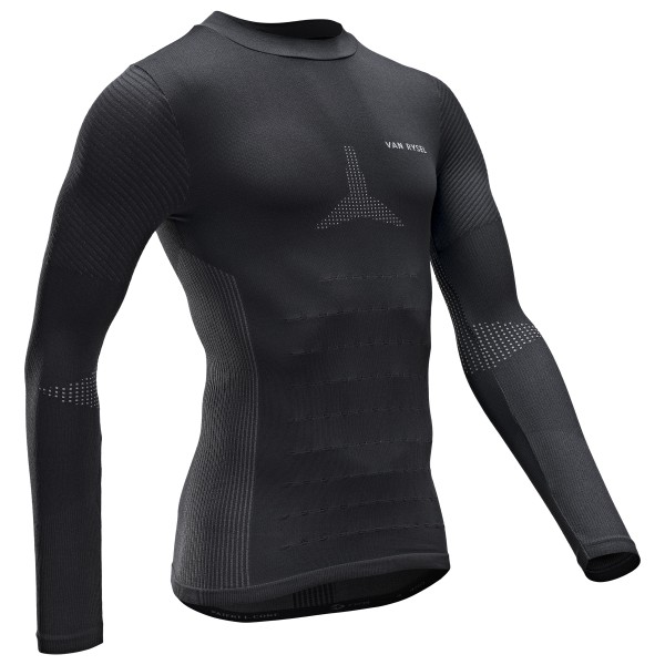 VAN RYSEL - Longsleeve Base Layer Race - Kunstfaserunterwäsche Gr L schwarz