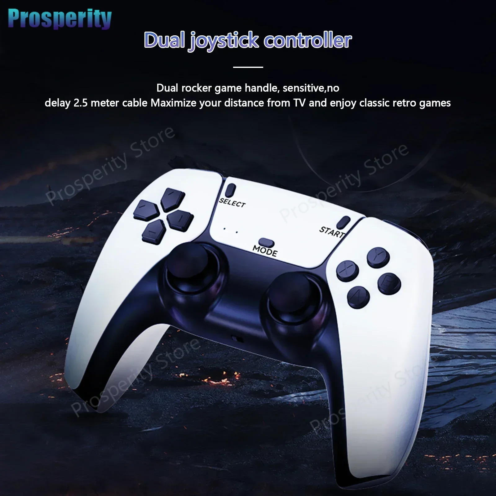 Clé de jeu 4K HDMI HD Console vidéo 2.4G contrôleur sans fil pour PS1/FC/GB/GBA Arcade rétro TV Console de jeu 20000 + jeux