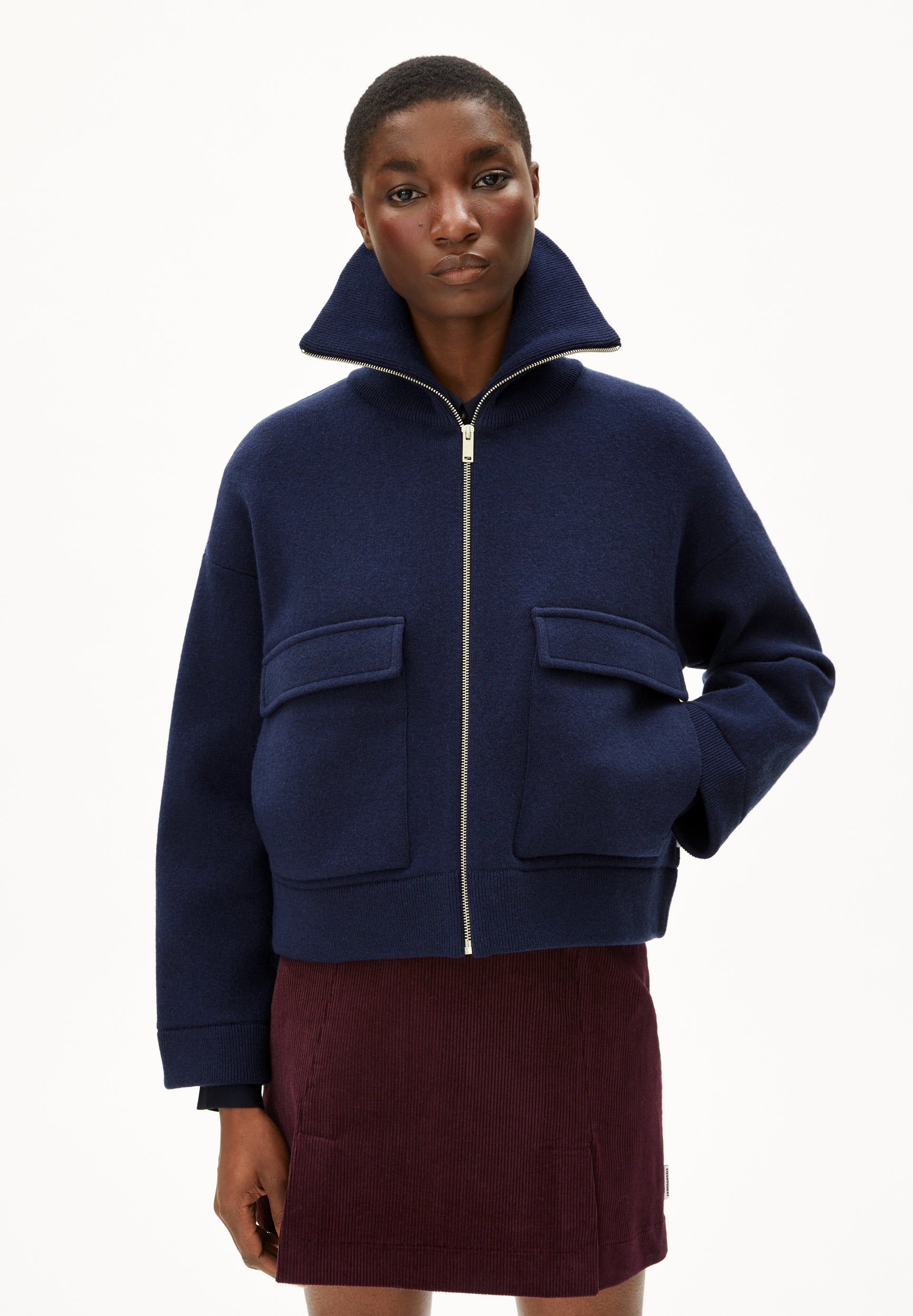 JOANIAAS | Jacket aus Bio-Baumwoll Mix - blau (M) Image