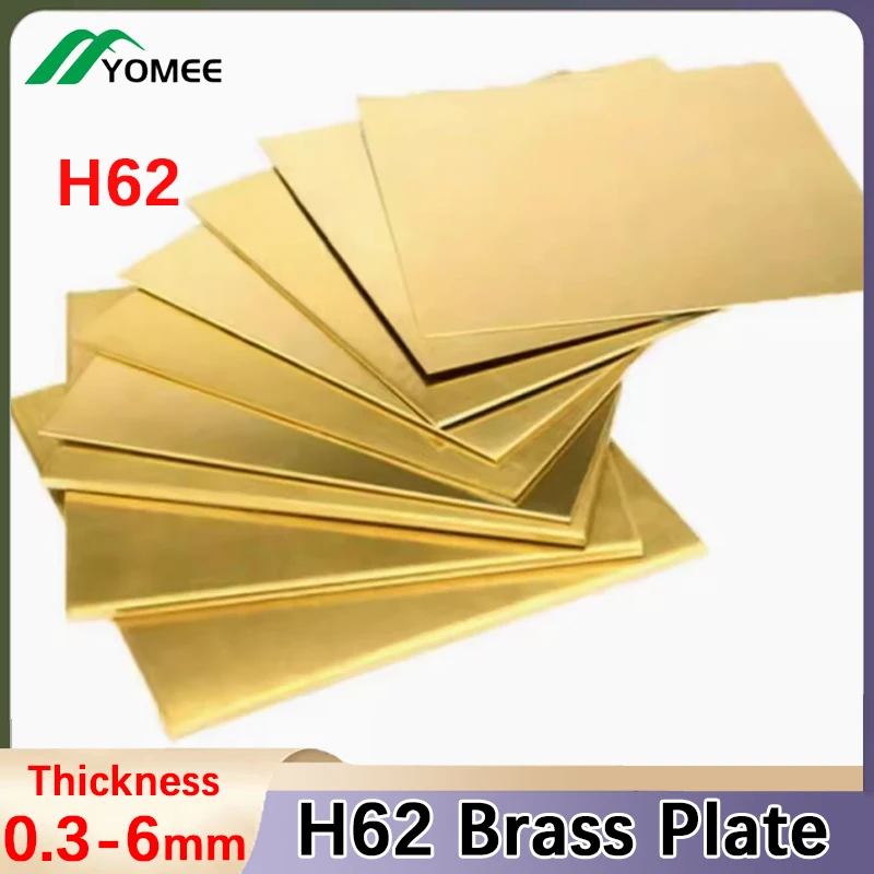 10 x 10 mm ~ 200 x 200 mm H62 Messingplatte Blechstärke 0,3 mm 0,5 mm 0,6 mm 0,8 mm 1 mm 1,2 mm 1,5 mm 2 mm 2,5 mm 3 mm 4 mm 5 mm 6 mm Image