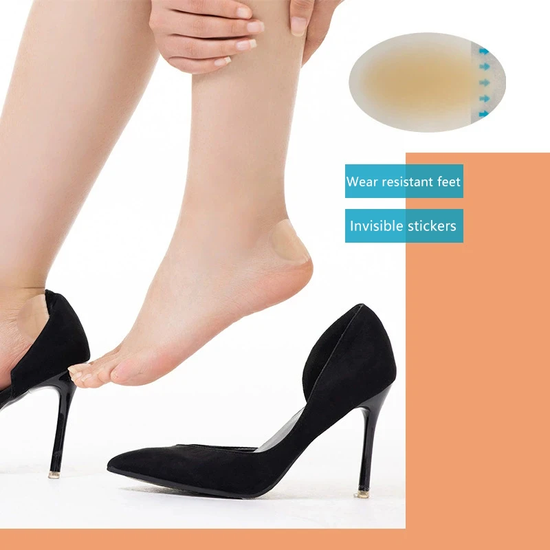 24 Stück Blisterpflaster, unsichtbares Hydrokolloid-Gel, Blisterverbände, Blisterkissen für Ferse, Fuß, Zehen und Schutzhaut Image