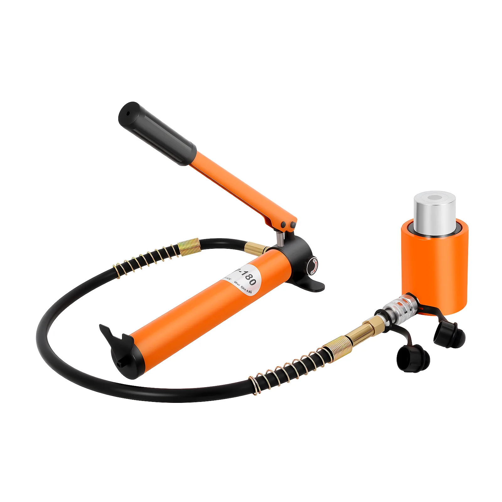 20T einteilige Hydraulikpumpe 350CC Hydraulikheber, Hydraulikzylinder-Kurzwagenheber BSC-20 + CP-180 zum Heben und Biegen Image