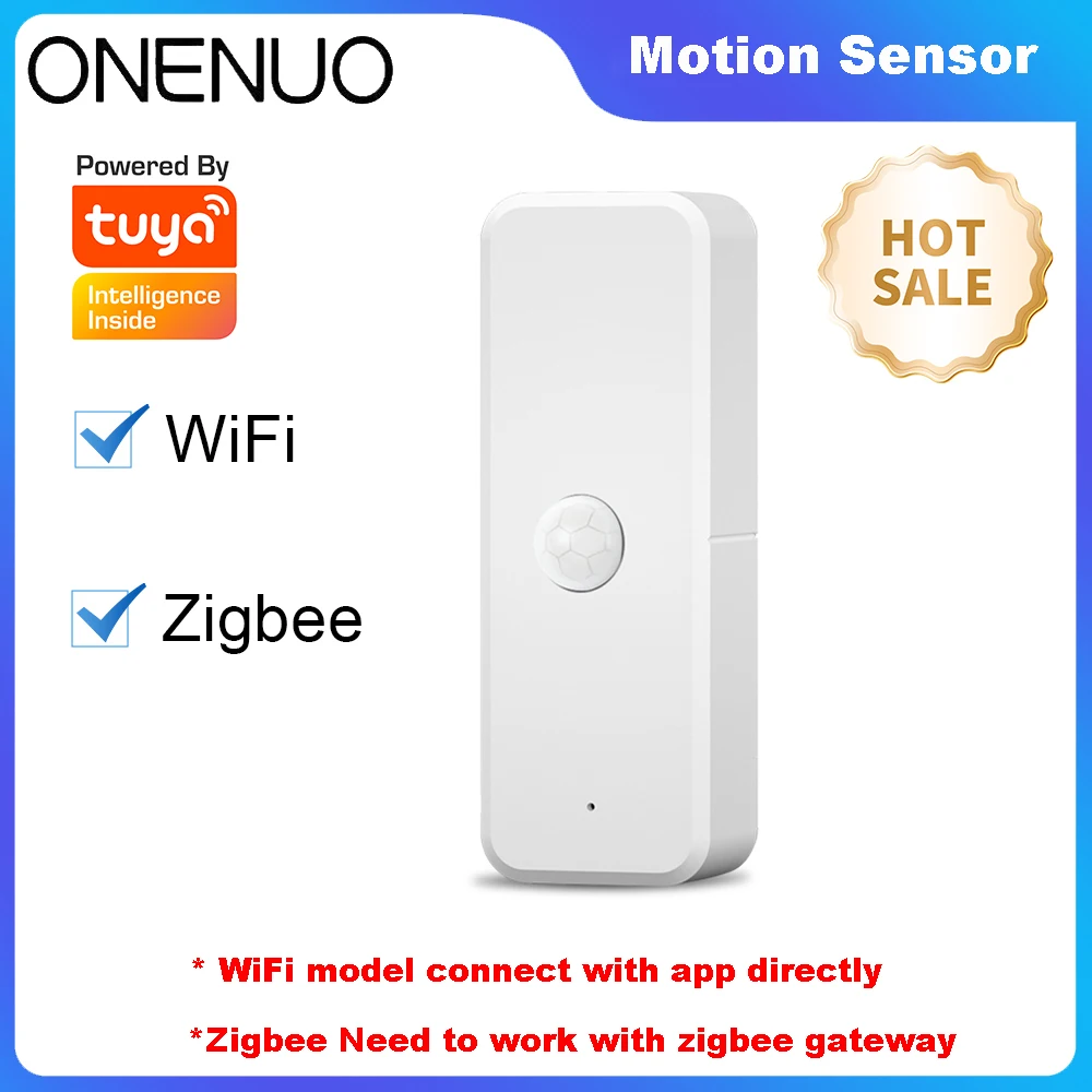 Tuya WiFi oder Zigbee PIR Motion Sensor Smart Home Menschlichen Körper Infrarot Detektor Sicherheit Smart Leben Funktioniert Mit Alexa Google Hause Image