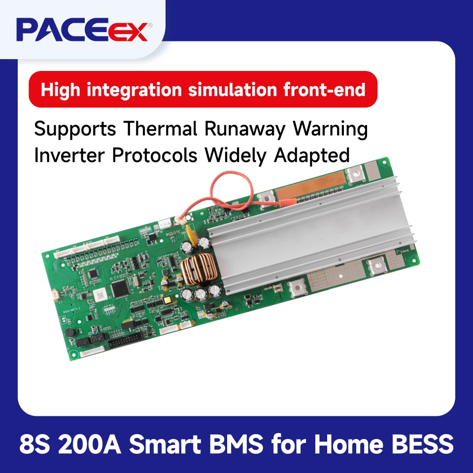 PACEex 8S 200A BMS Over-current Protection High Qualify PACE 200A BMS